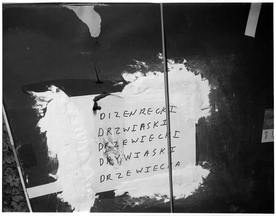 Ian Lewandowski, Untitled (Names), 2020