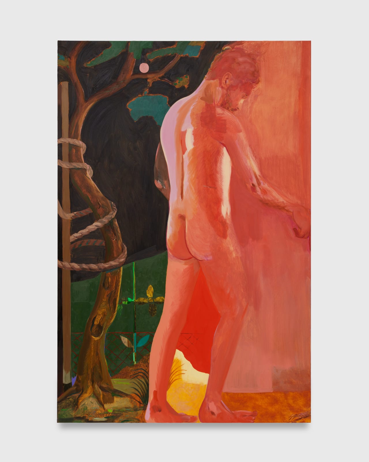 Anthony Cudahy, The inability to know another (Paul and bound tree), 2025