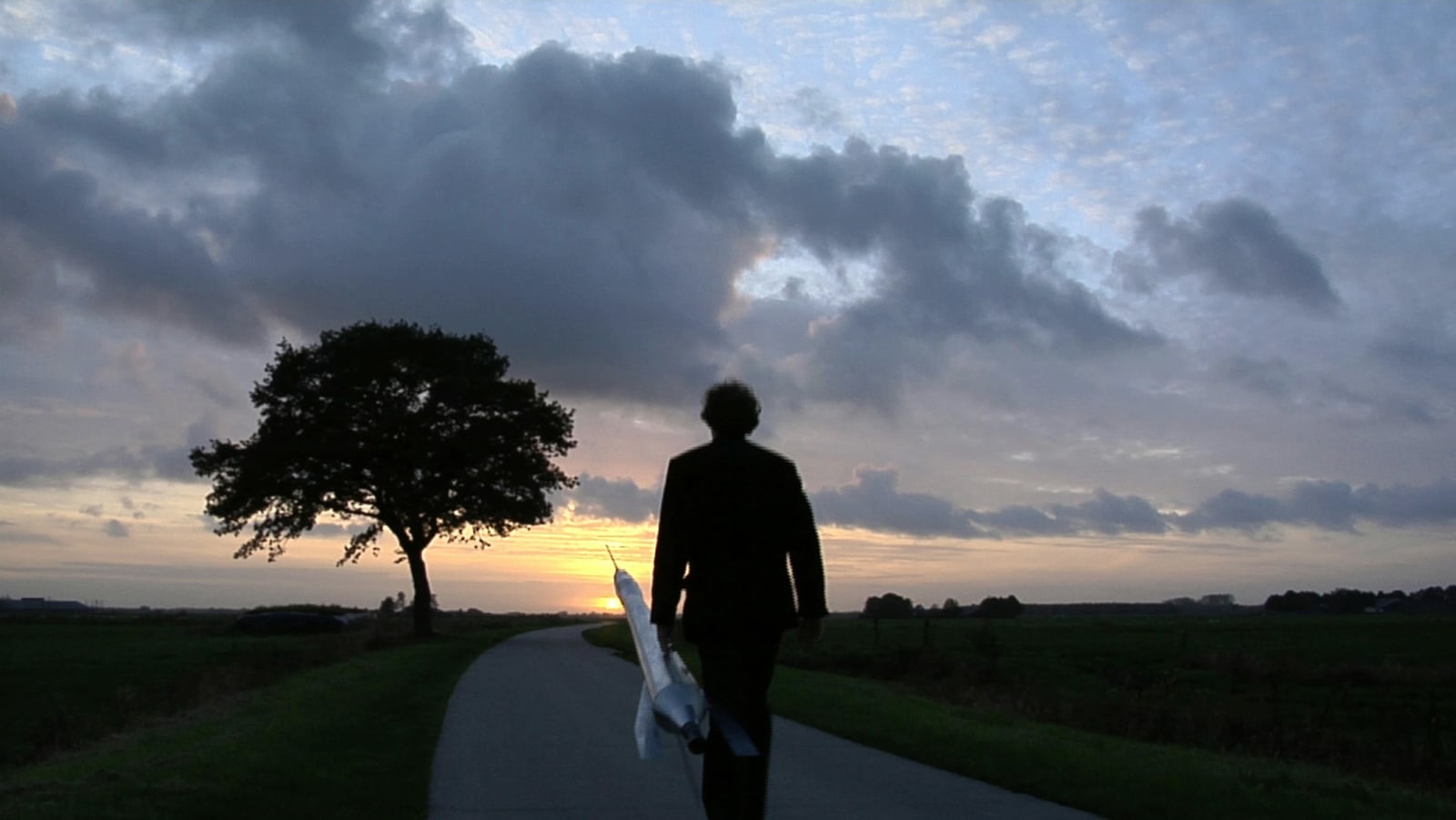 Guido van der Werve, Nummer zeven, the clouds are more beautiful from above (video still), 2006