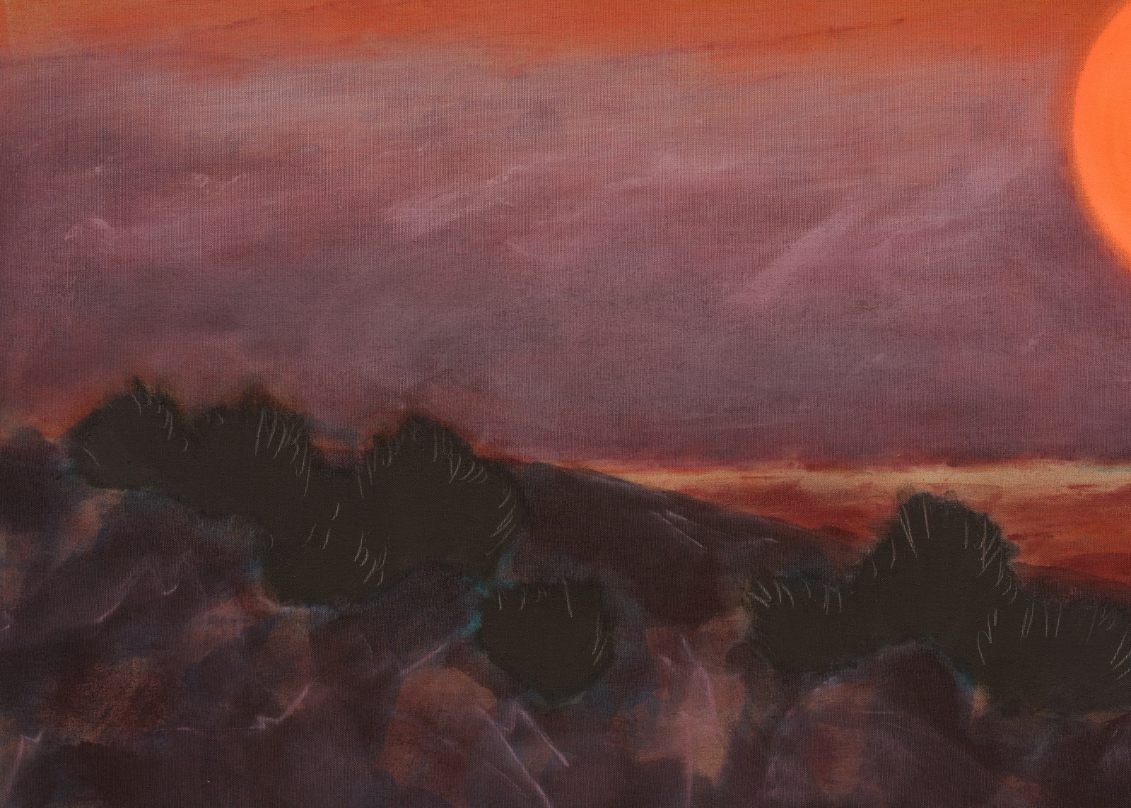 Robert Zandvliet, Tangerine Moon, 2024