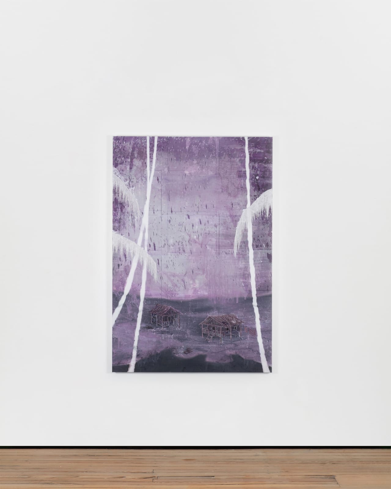 Michael Raedecker, stray, 2020