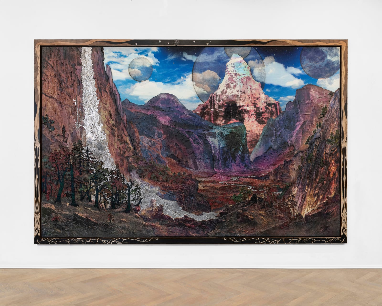 Matthew Day Jackson, Domes with Matterhorn (after Bierstadt), 2023