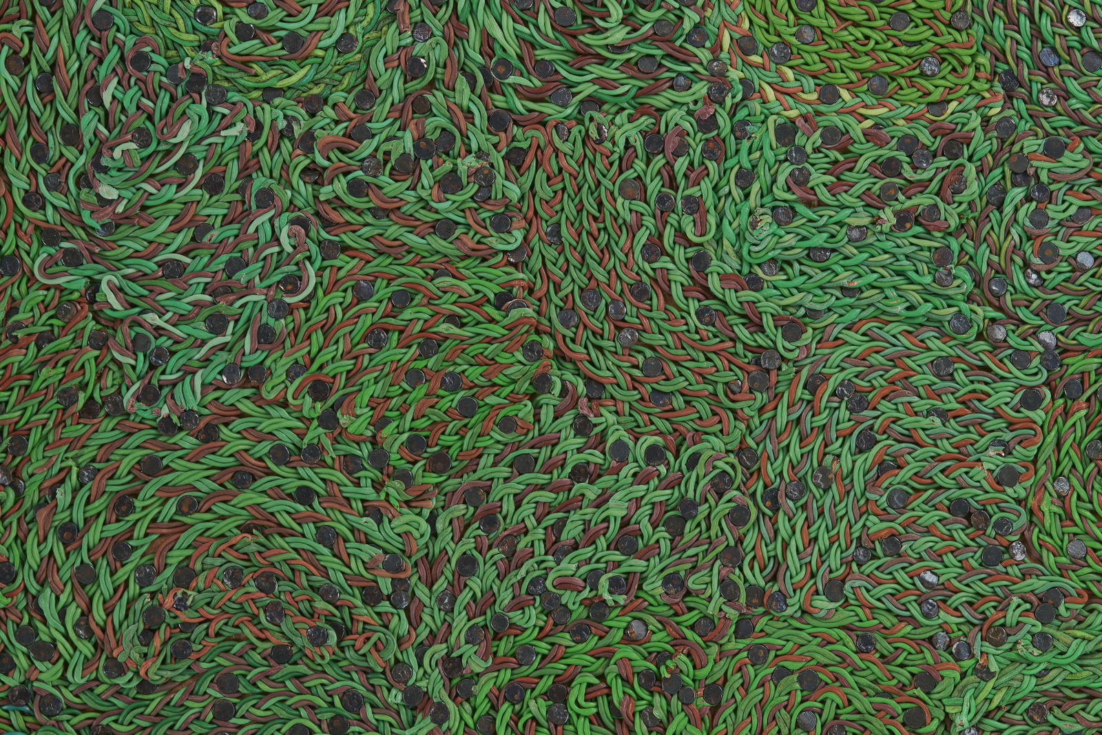 Elias Sime, TIGHTROPE: ECHO!?, 2020