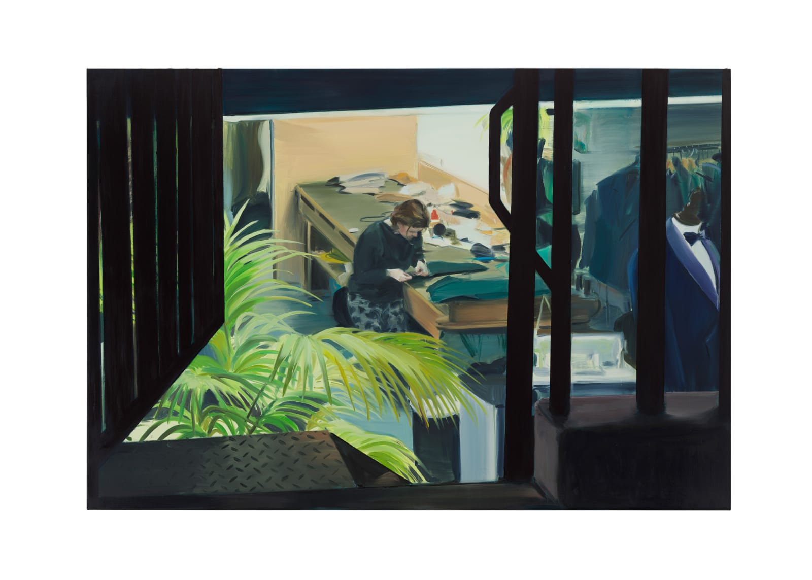 Caroline Walker, Pattern Cutting, 2018