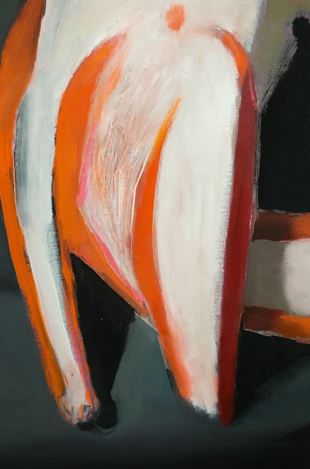 Jonathan Wateridge, Black Couch, 2024