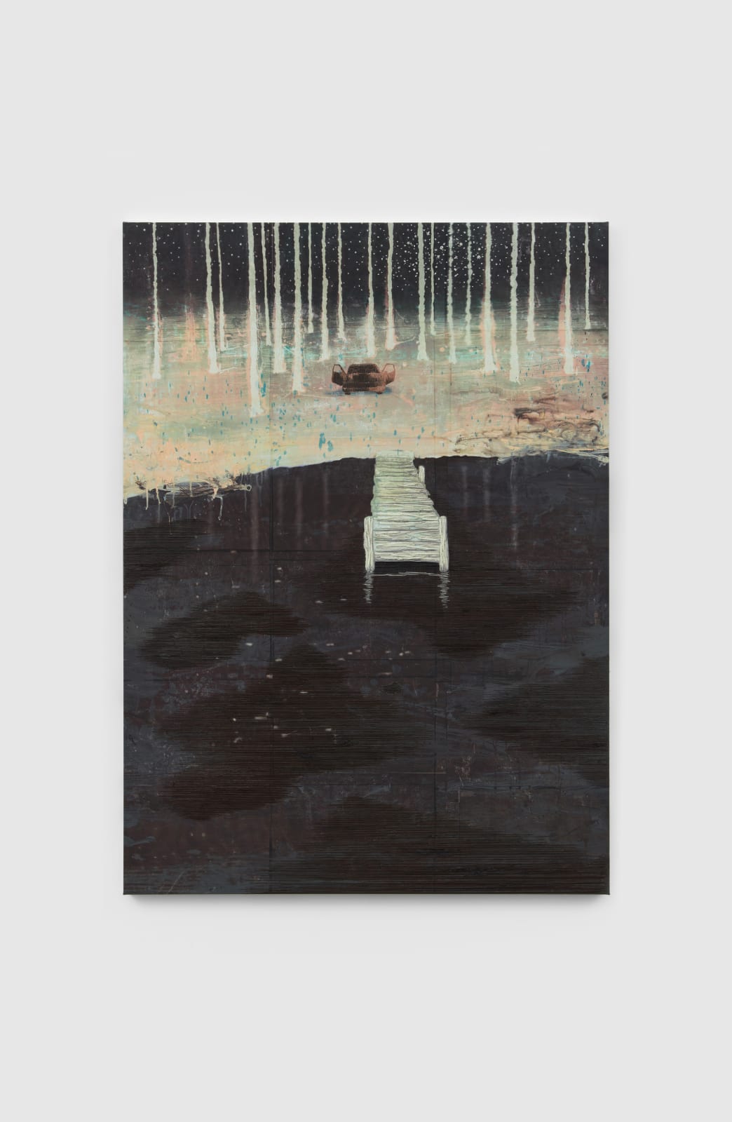 Michael Raedecker, stasis, 2021