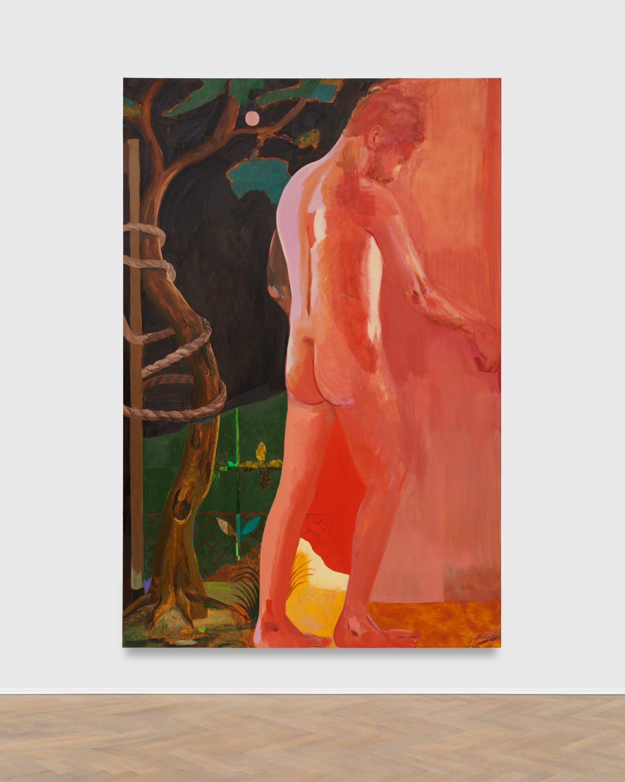 Anthony Cudahy, The inability to know another (Paul and bound tree), 2025