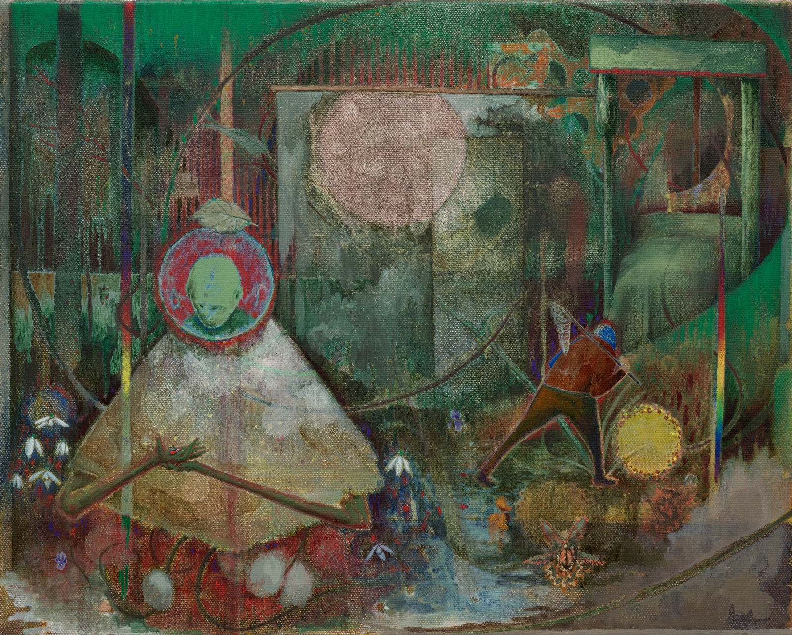 Jochem Mestriner, Cargoless, bound heavenward, ship of the moon, 2025