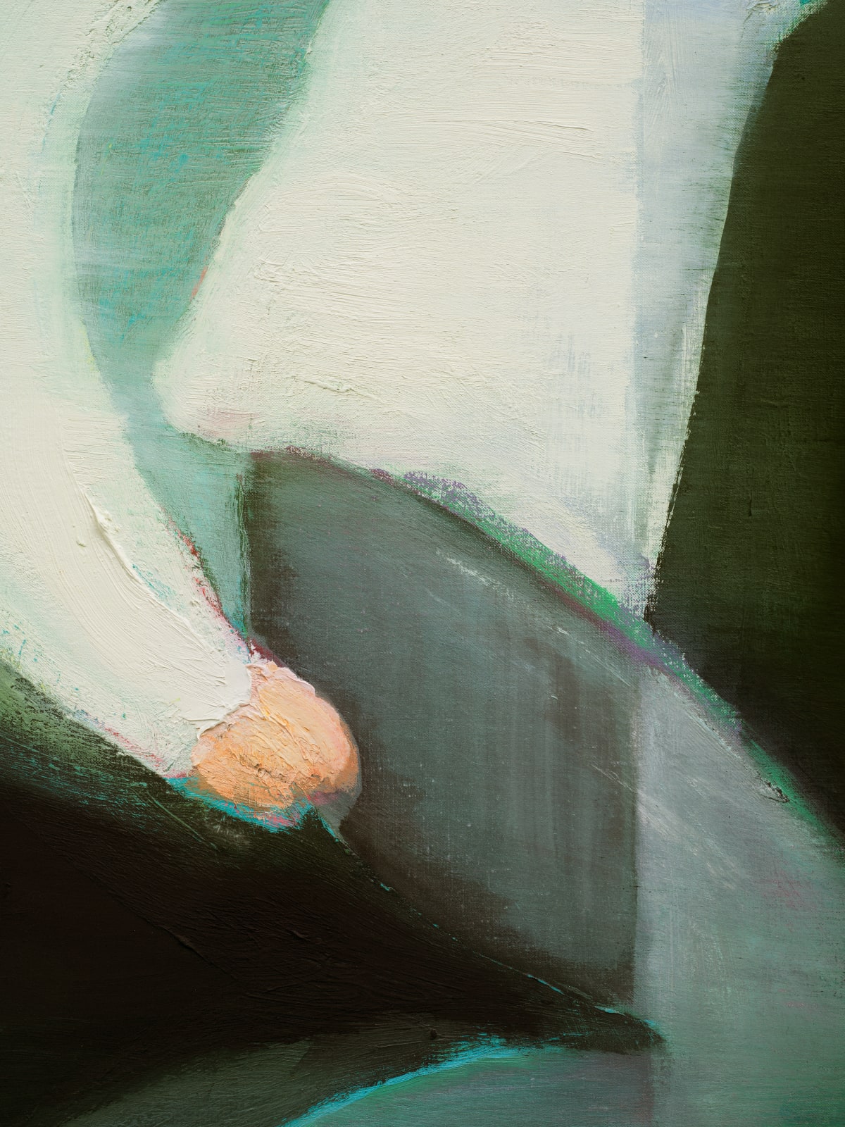 Jonathan Wateridge, Figure Running, 2025