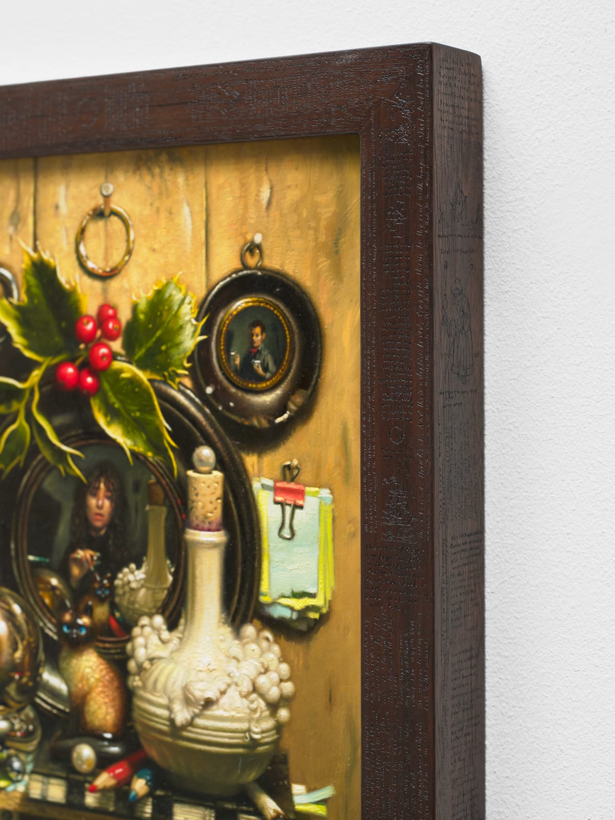 Stephen Appleby-Barr, Chloe Wise in Mirror with Self-Reflection, 2025