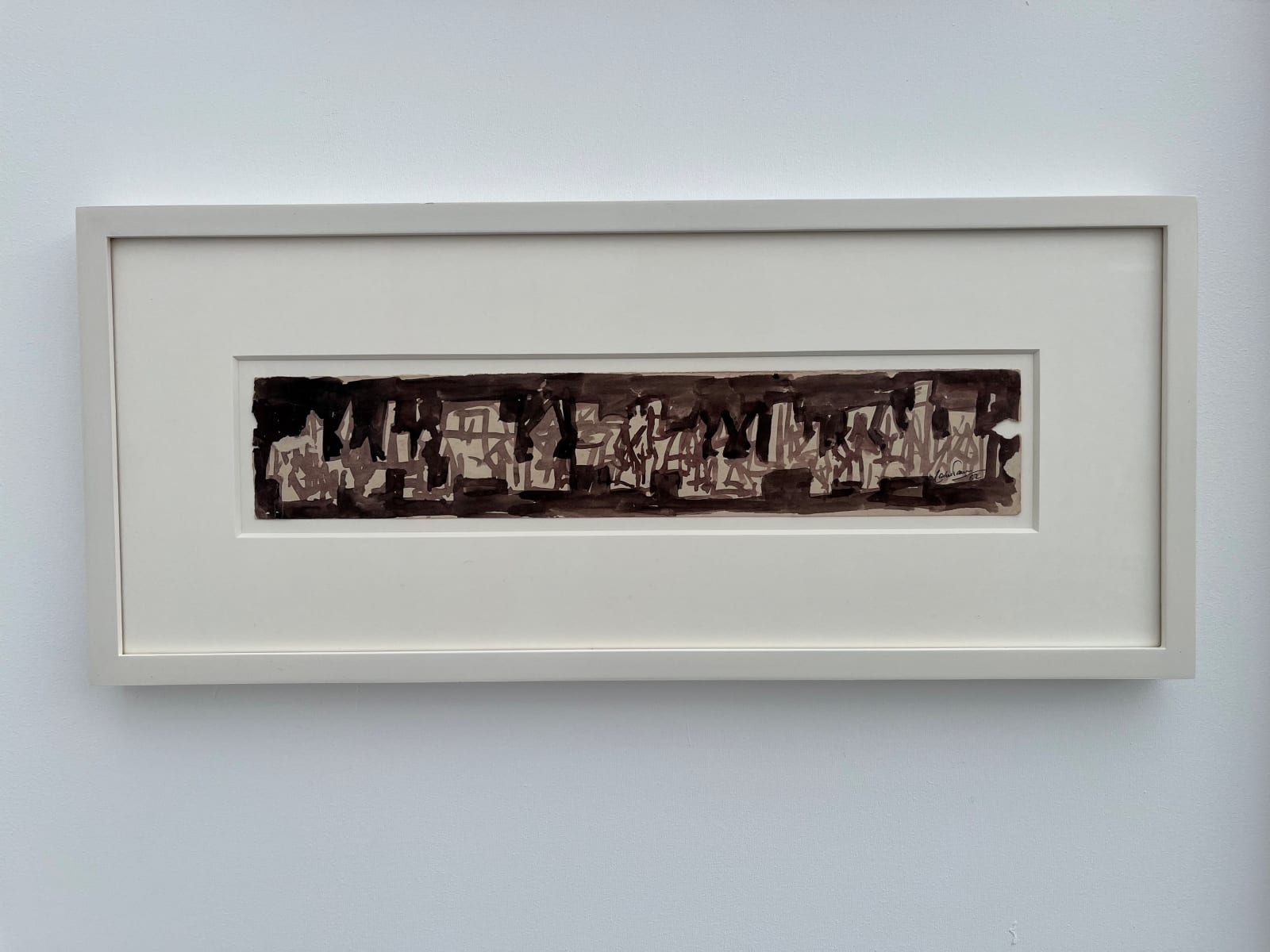 Rasheed Araeen, Untitled (Cityscape), 1962