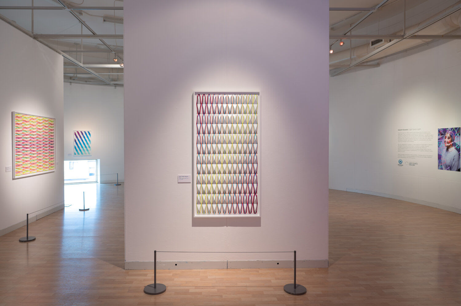 Zarah Hussain, Root 5 (Yellow Diagonal), 2021