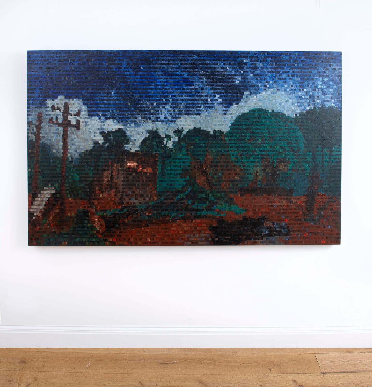 Chandraguptha Thenuwara, Neo-Glitch Inescapable Landscape III, 2025