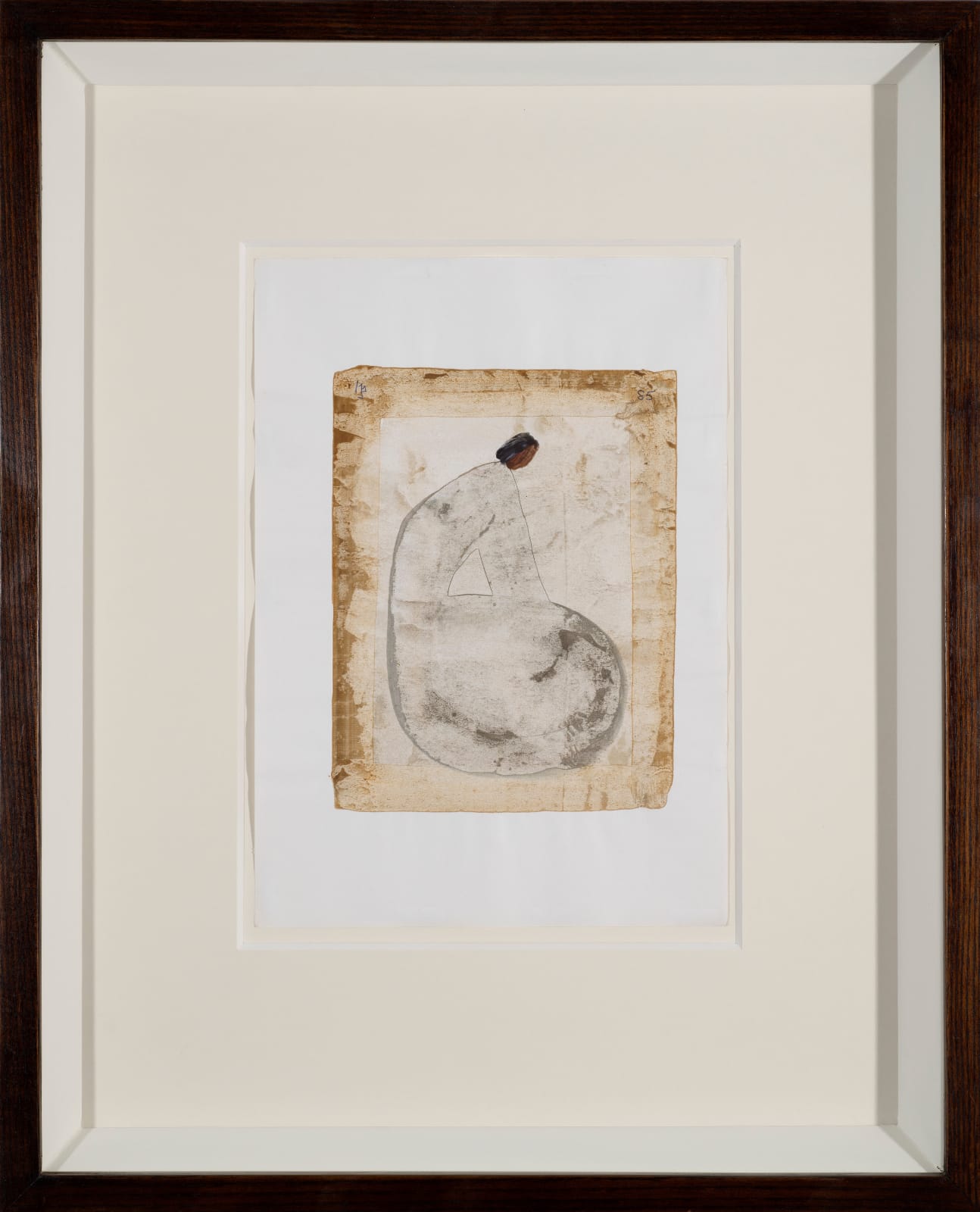 Ivan Peries, Untitled (Seated Figure), 1985