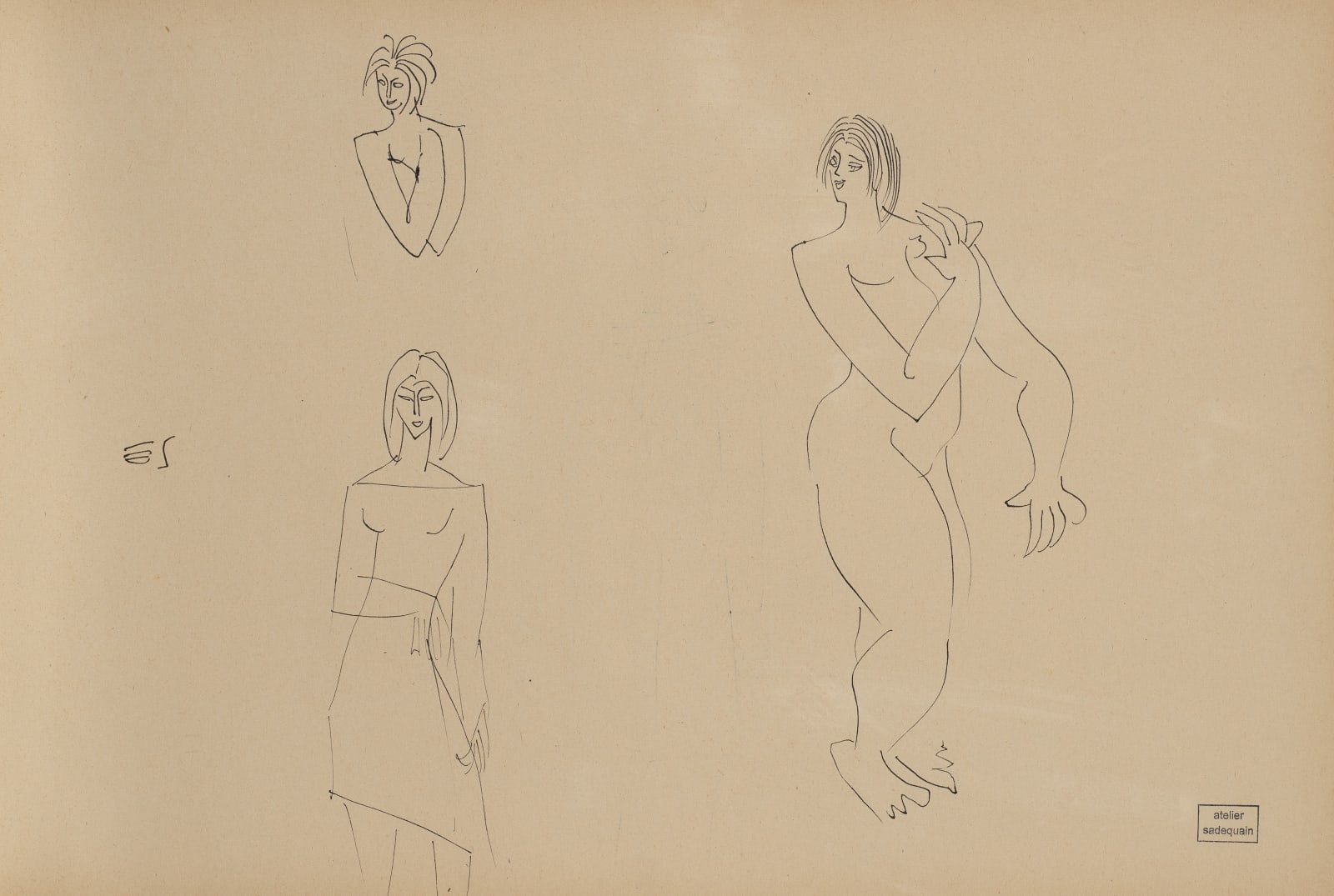 Syed Sadequain, Female Studies, circa 1963