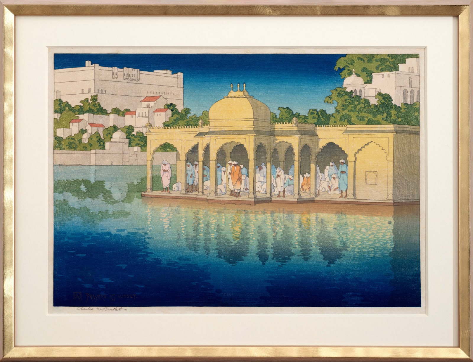 Charles W. Bartlett, Prayers at sunset (also called Udaipur, India), 1919