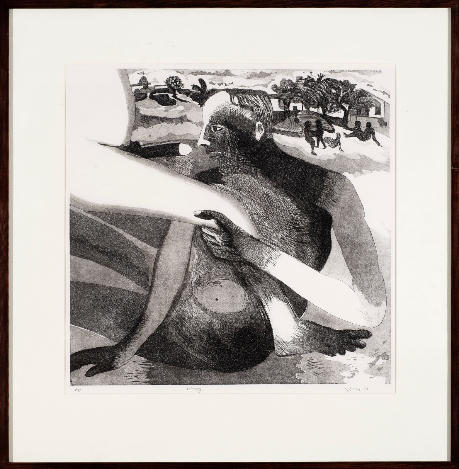 Bhupen Khakhar, Intimacy, 1993