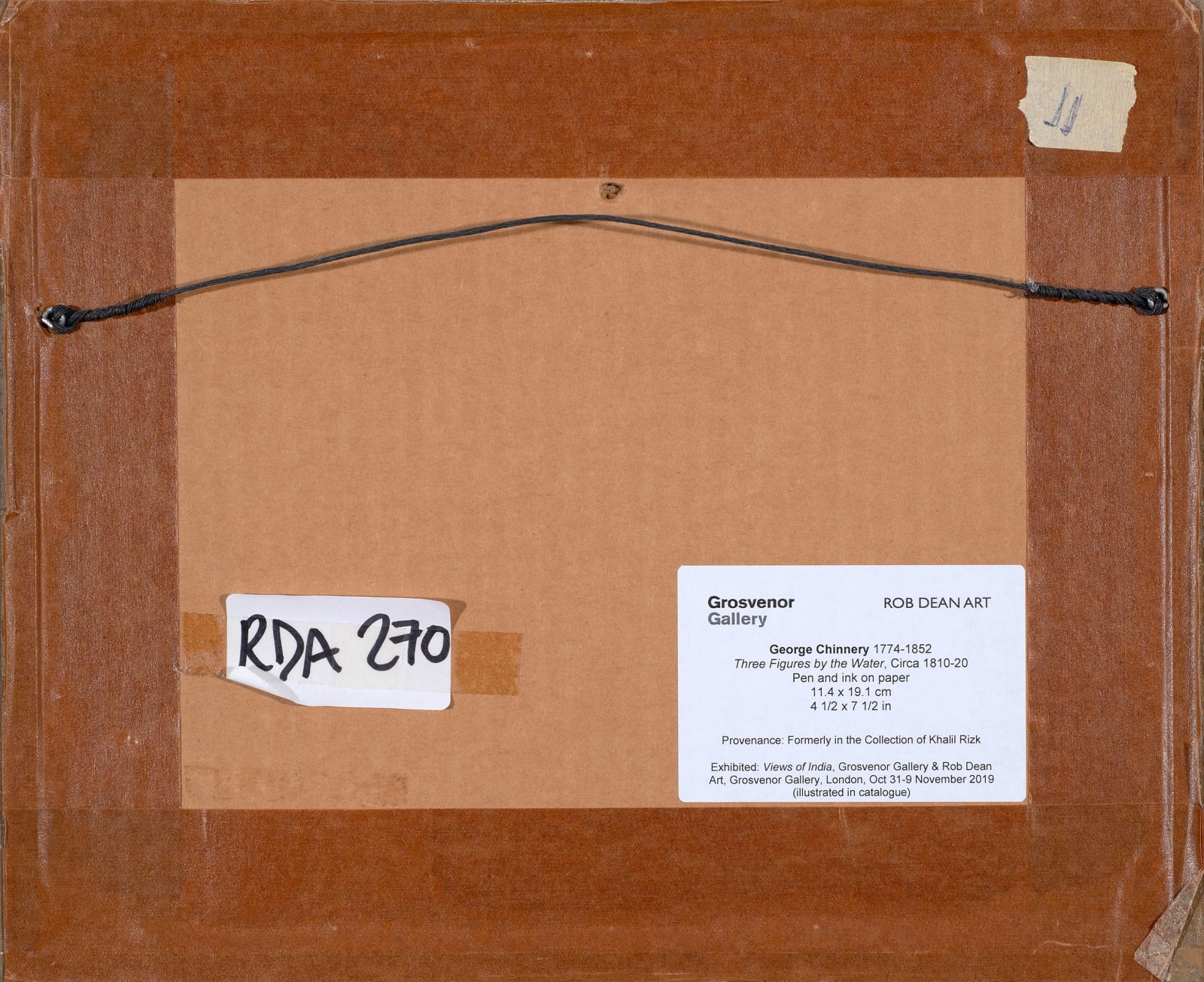 George Chinnery, Three Figures by the Water, Circa 1810-20