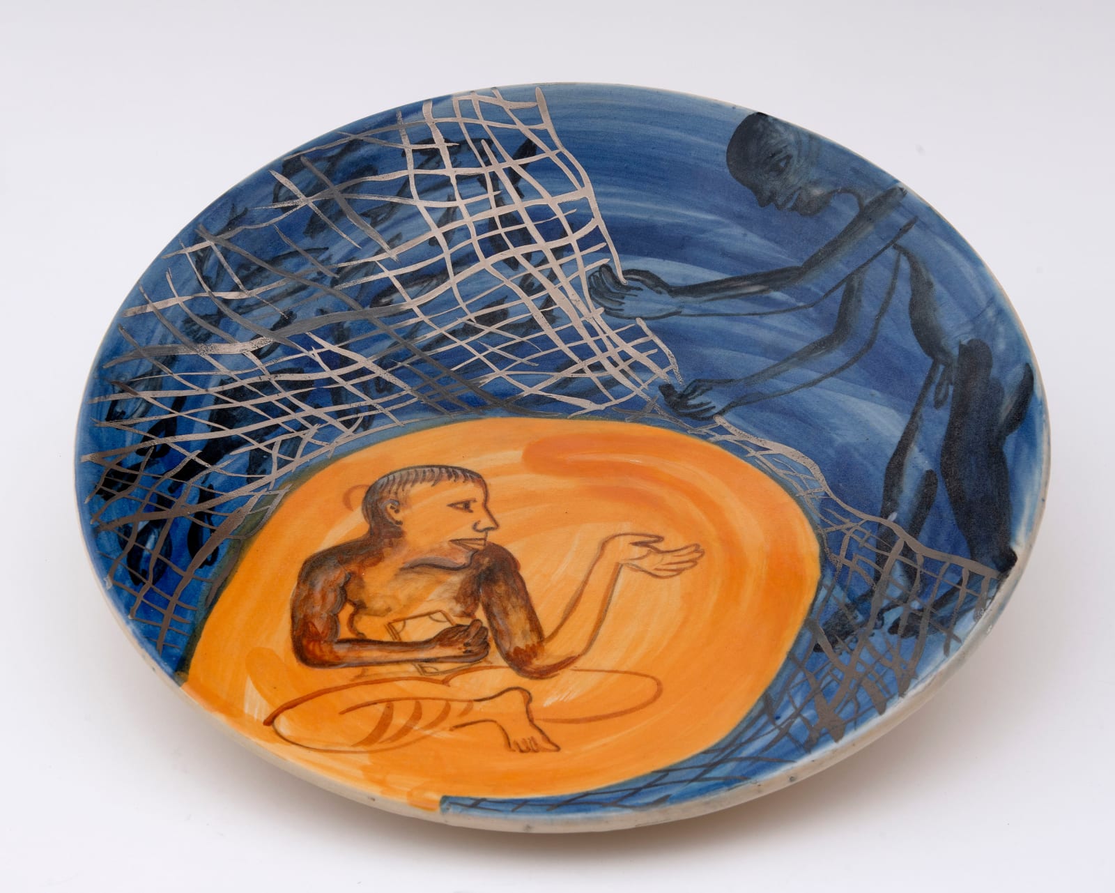 Bhupen Khakhar, Untitled (Casting the Net), 1995 Circa