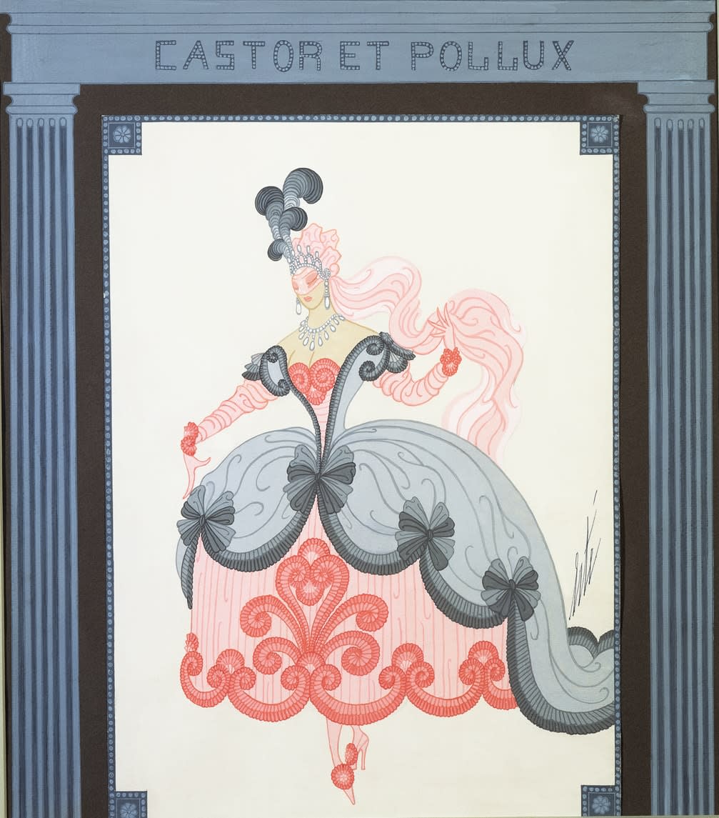 Romain de Tirtoff (Erté), Singer, Les Ombres Heureux, 1961