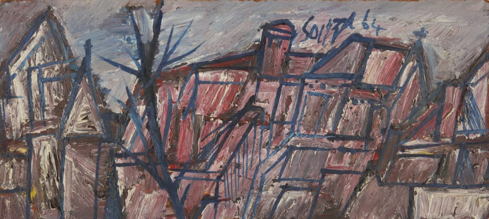 Francis Newton Souza, Belsize Park London, 1964