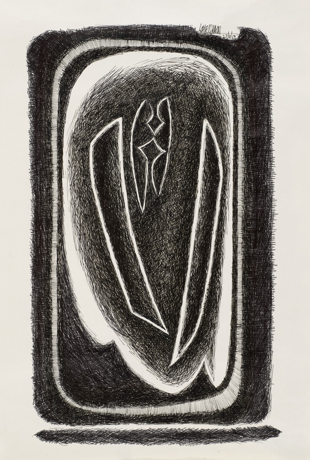 Syed Sadequain, Two Figures, 1962