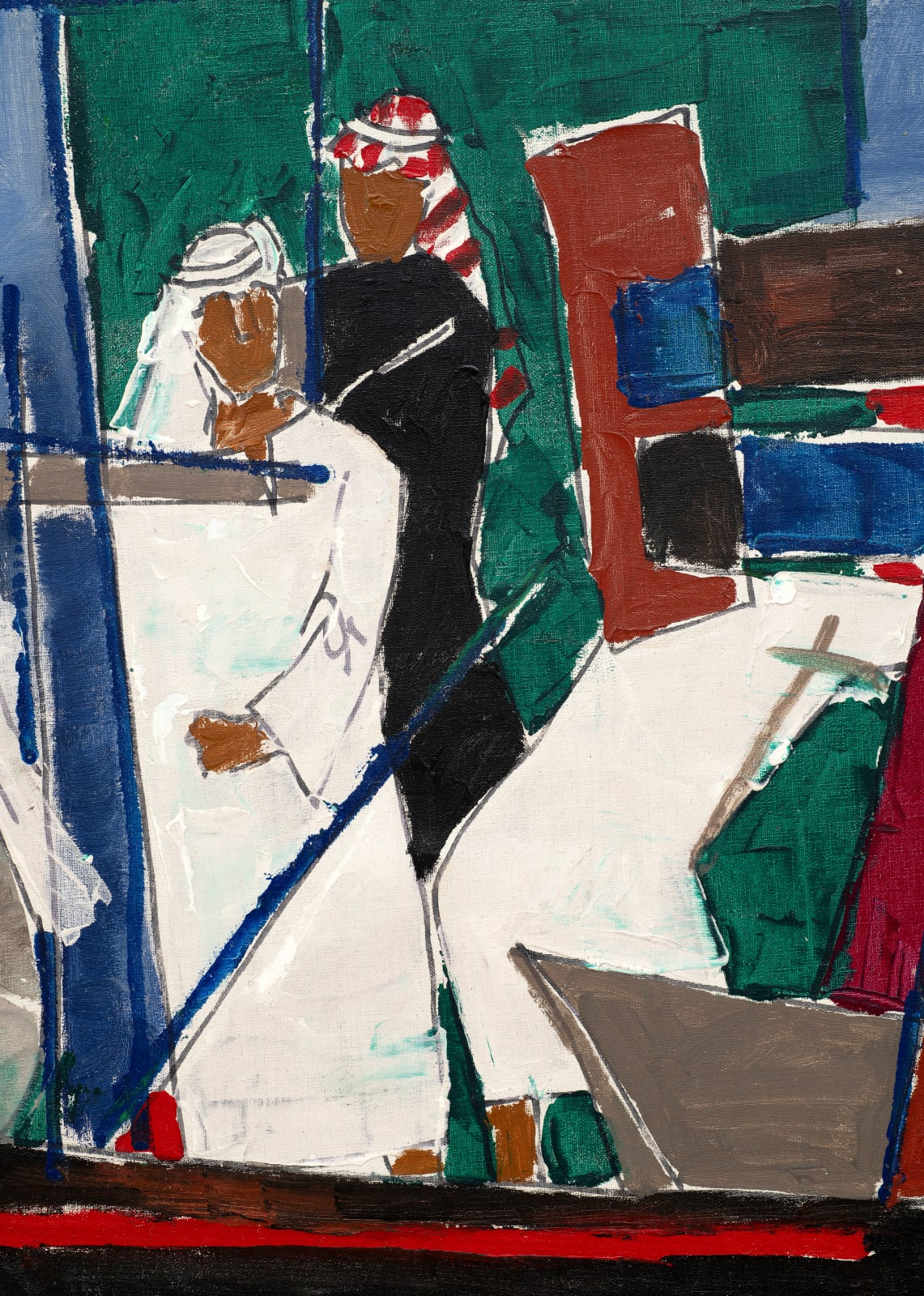 Maqbool Fida Husain, Untitled (Ibn-e-Zainab series), 1979