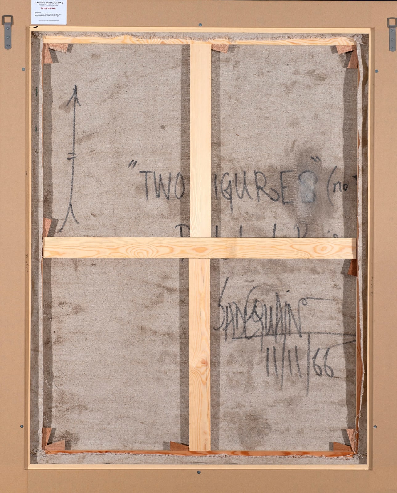 Syed Sadequain, Two Figures, 1966