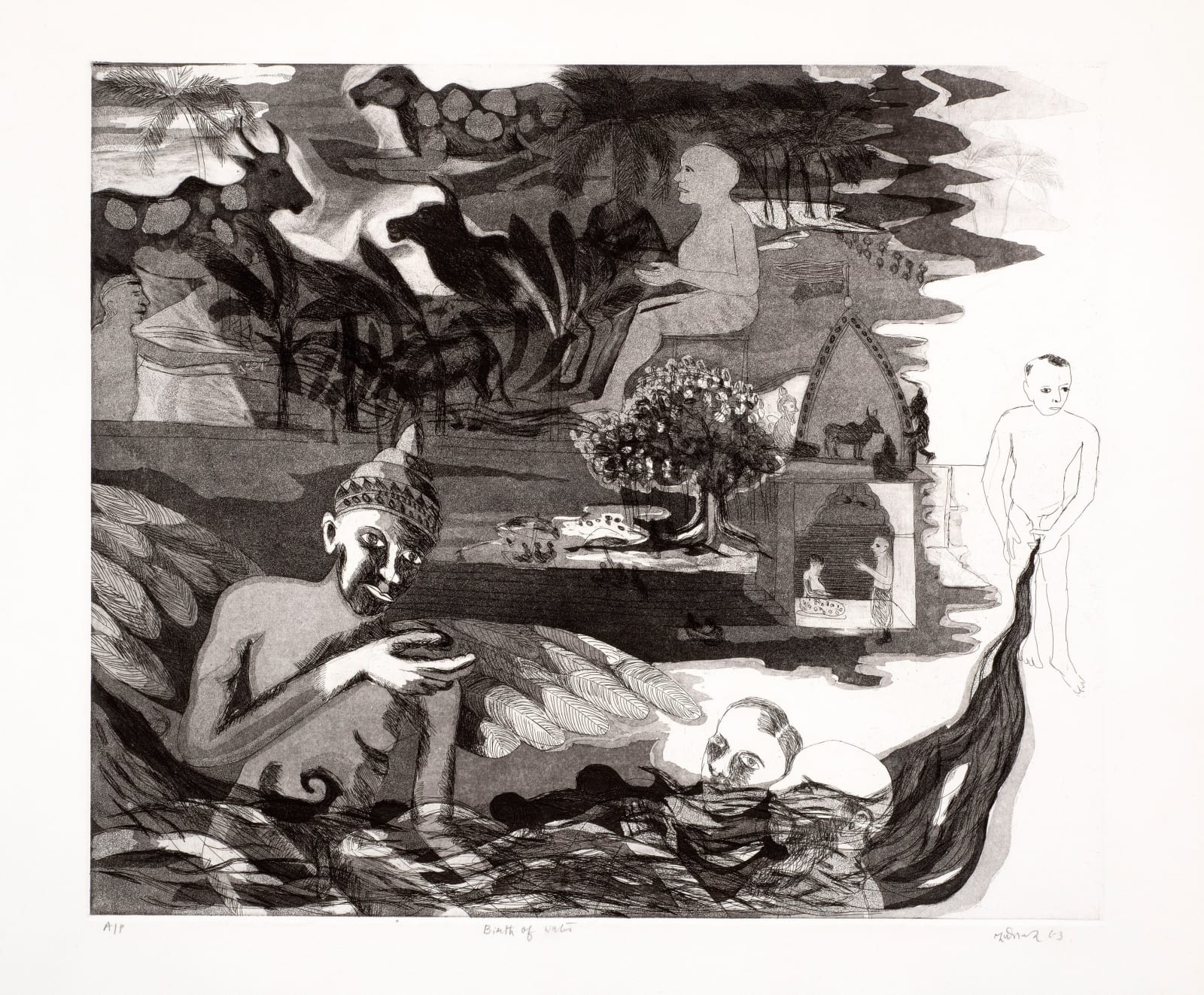 Bhupen Khakhar, Birth of Water, 1993