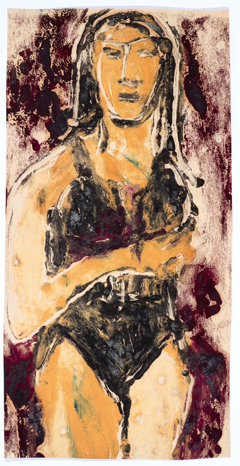 Francis Newton Souza, Portrait of a Woman, 1958