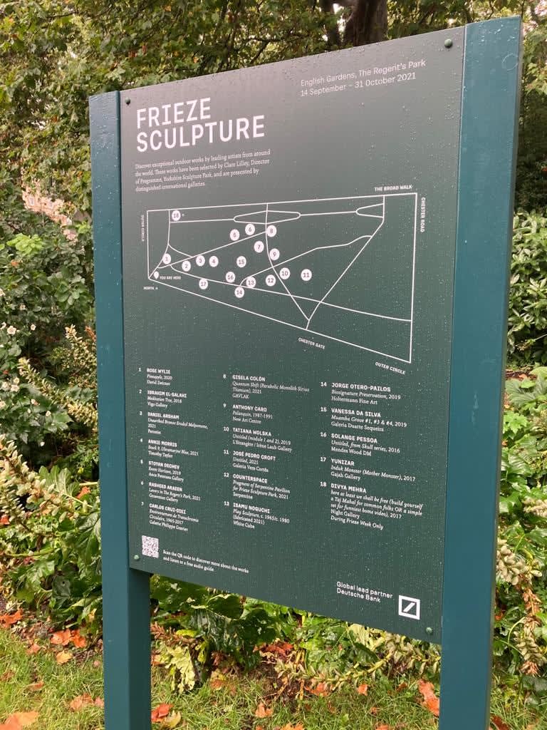 Rasheed Araeen, Lovers in Regent's Park, 2021