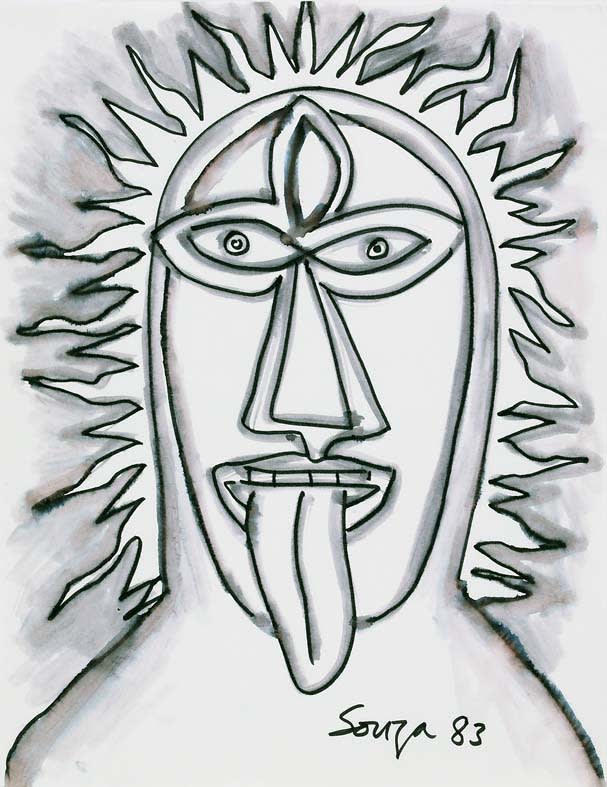 Francis Newton Souza, Head of Kali, 1983