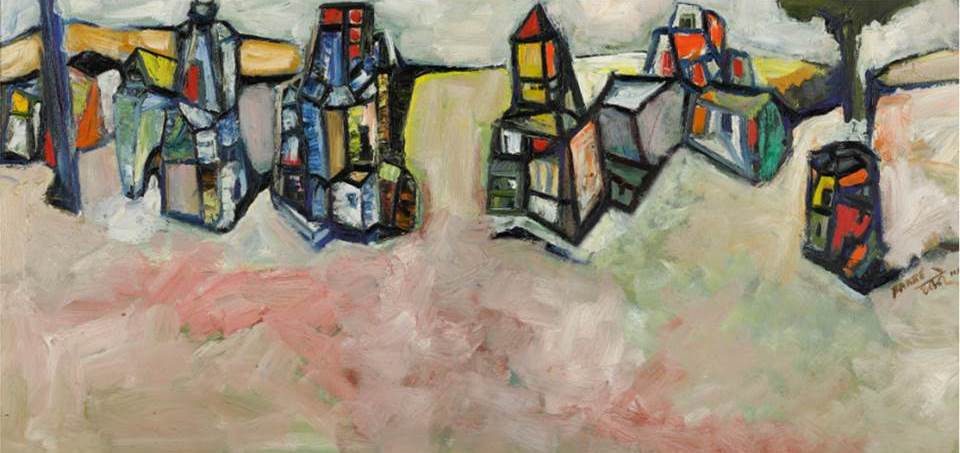 Sadanand K. Bakre, Untitled (Landscape), 1963