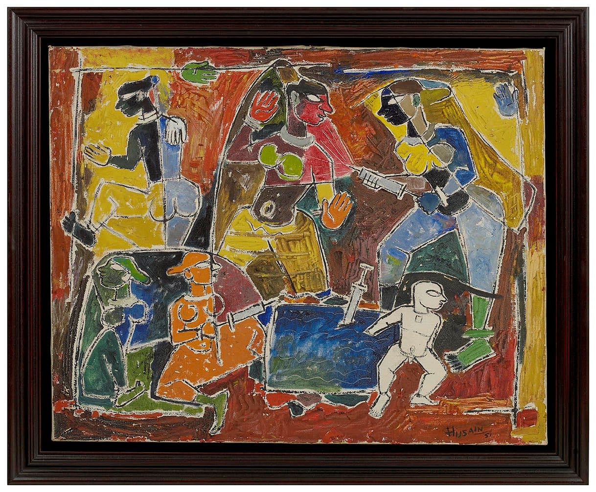Maqbool Fida Husain, Holi, 1951