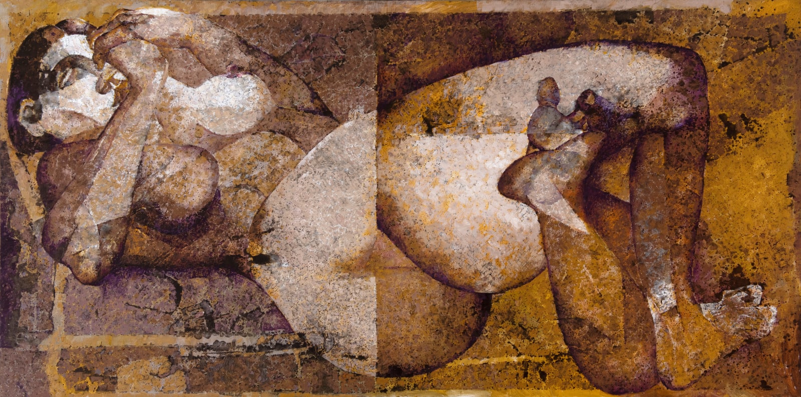 Jamil Naqsh, Reclining Nude, 2010