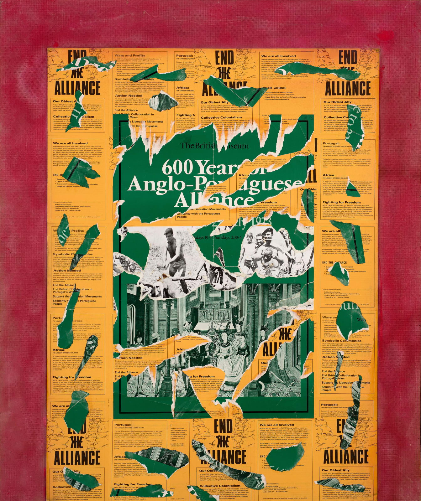 Rasheed Araeen, The Golden Series (4 Collages), 1974-1976