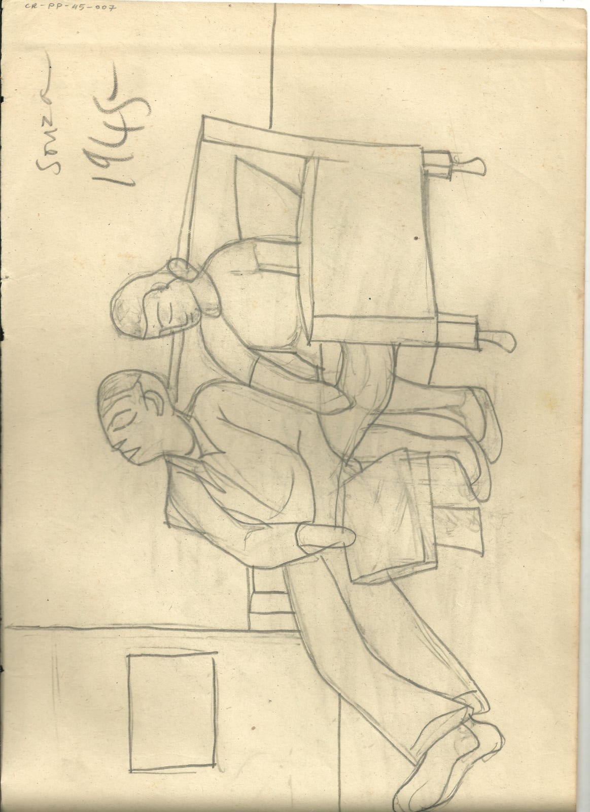 Francis Newton Souza, Untitled (Nude), 1945