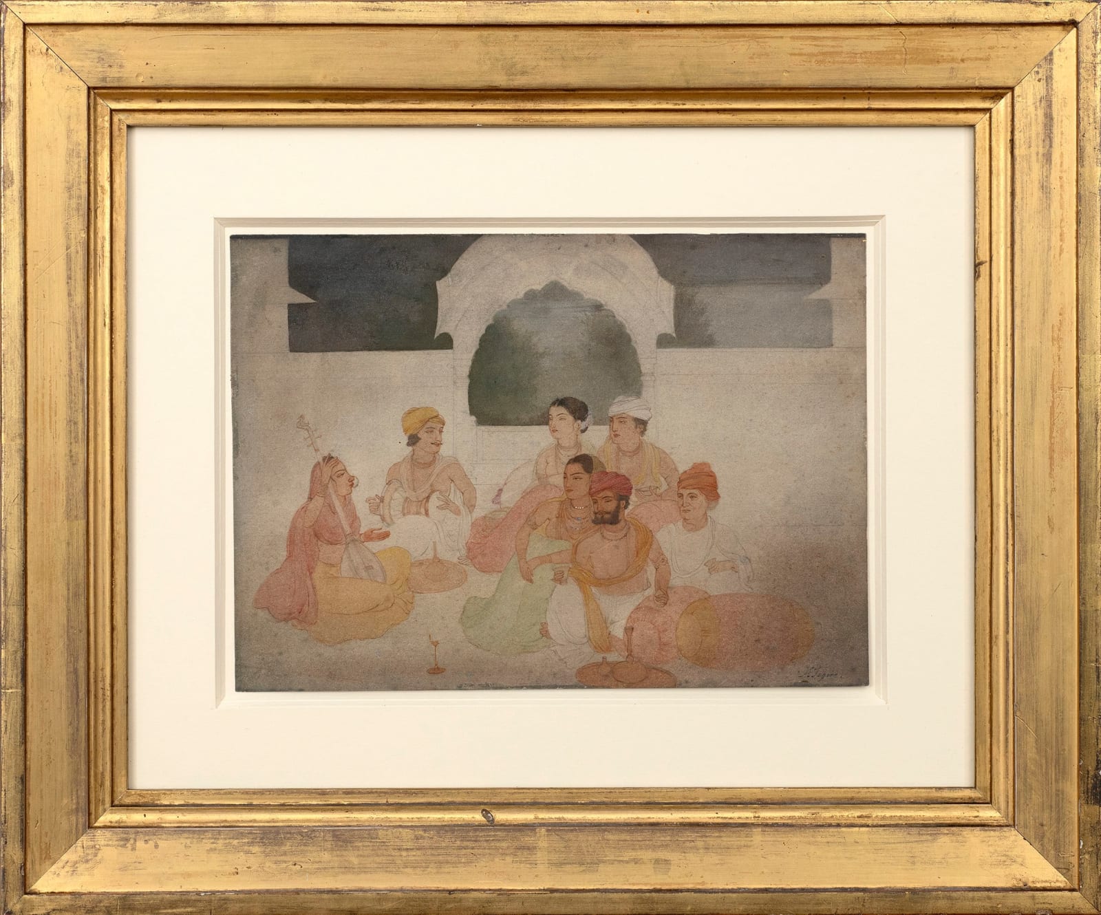 Abanindranath Tagore, A Moonlight Music Party, Circa 1903