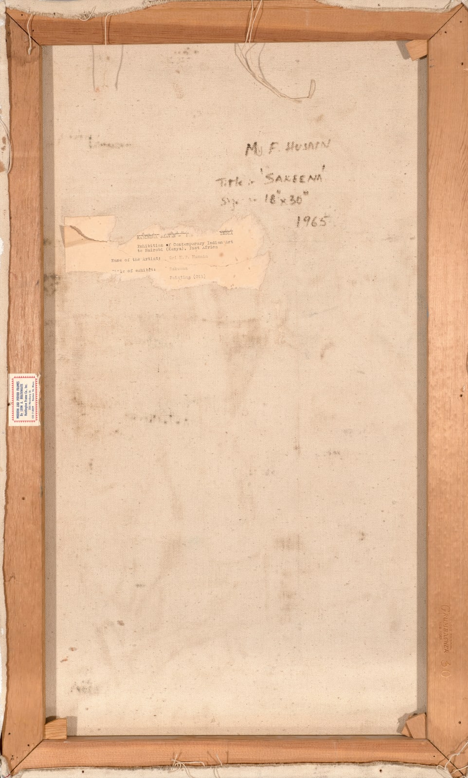 Maqbool Fida Husain, Sakeena, 1965