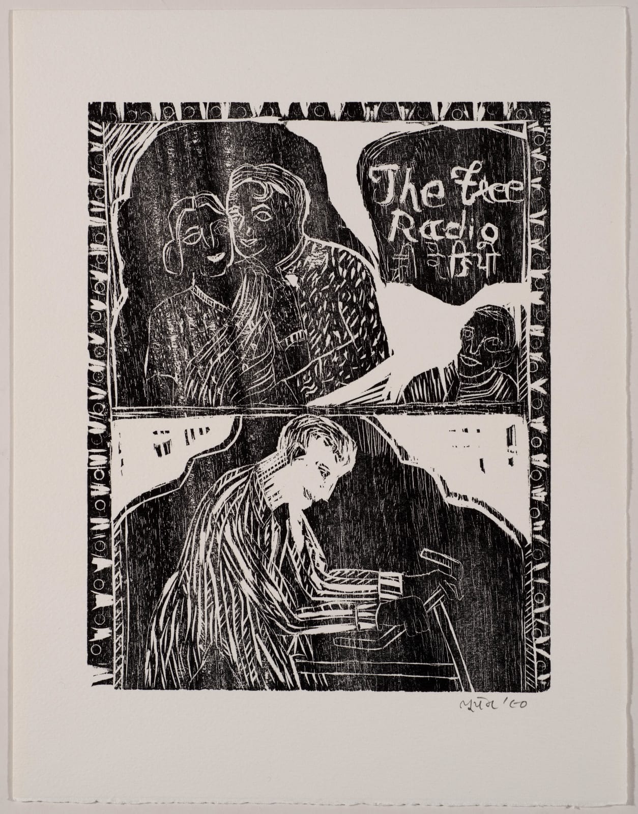 Bhupen Khakhar, Salman Rushdie, Two Stories with Five Woodcuts and Three Linocuts by Bhupen Khakhar, 1989