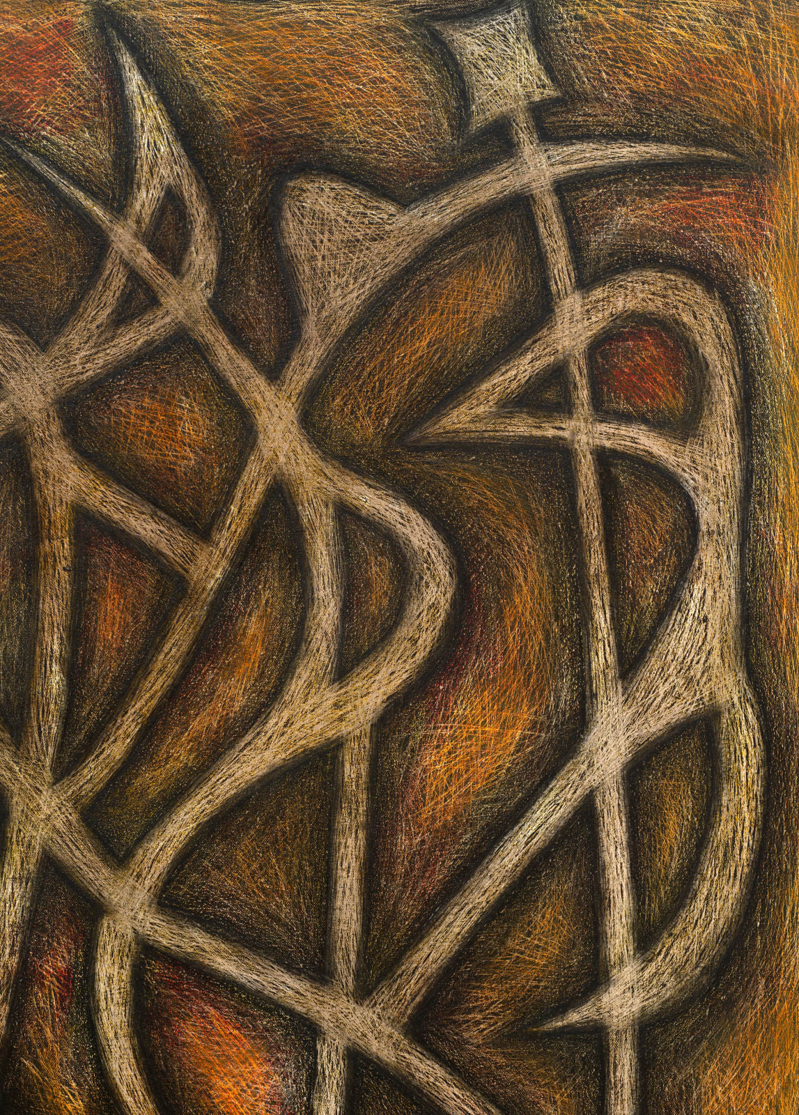 Syed Sadequain, Three Figures, 1967