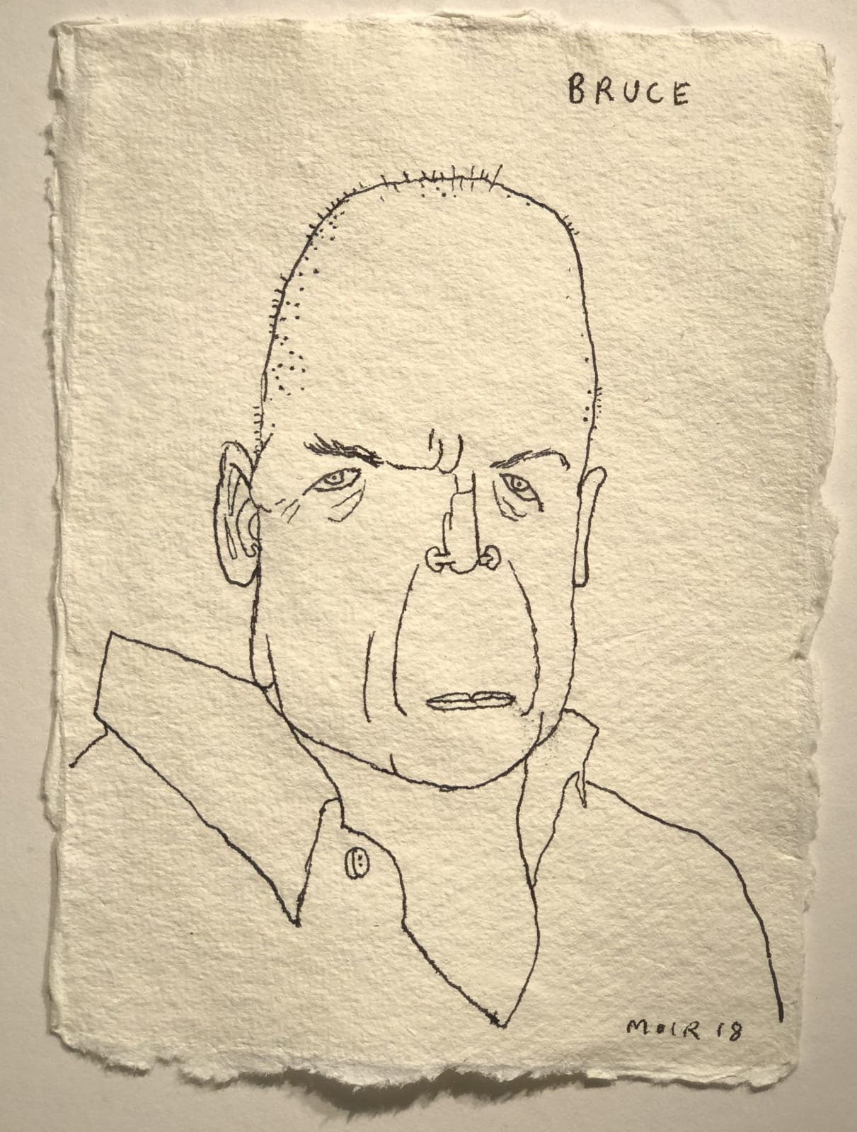 Jim Moir, Bruce Willis, 2018