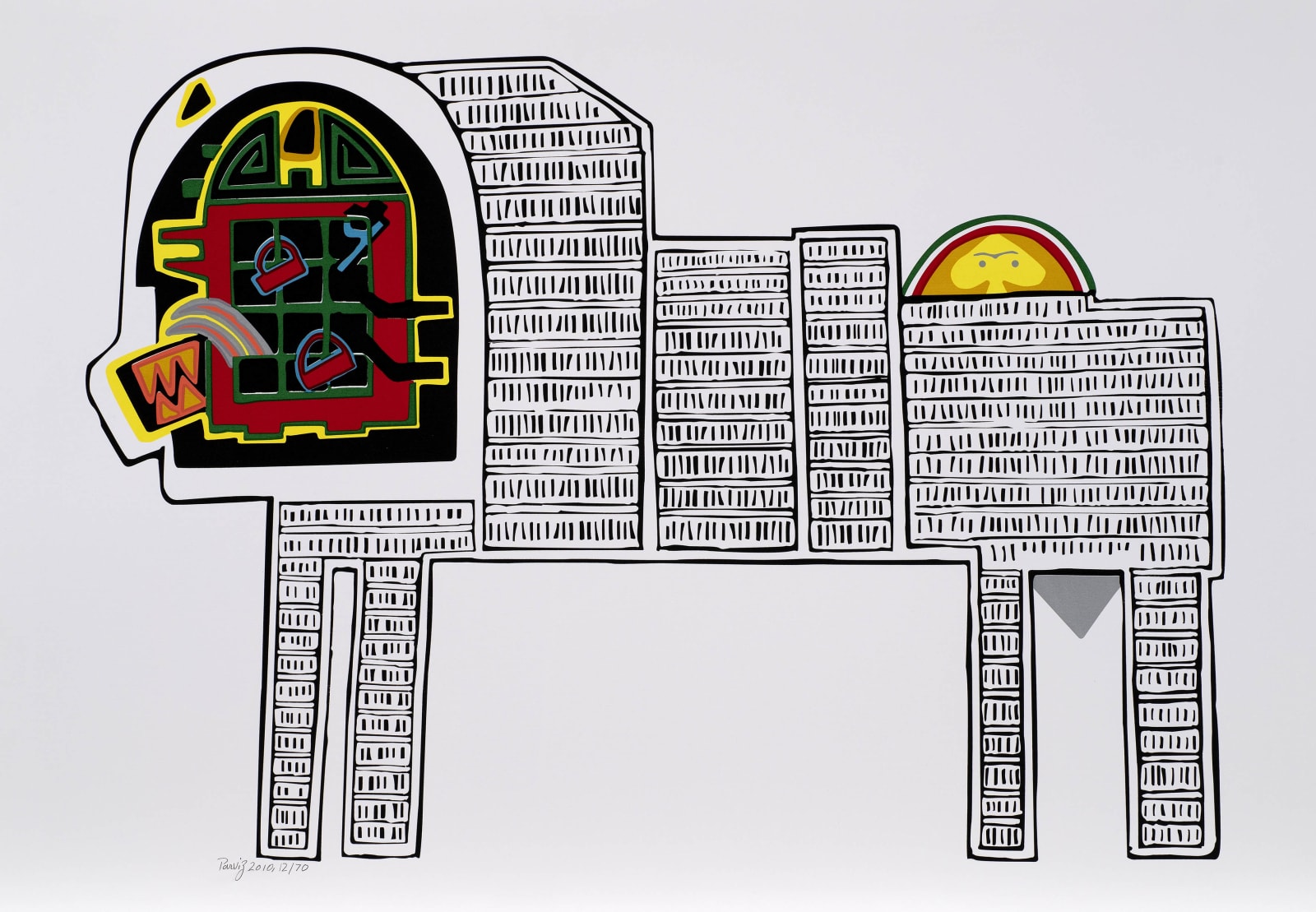 Parviz Tanavoli, Lion and Sun, 2010