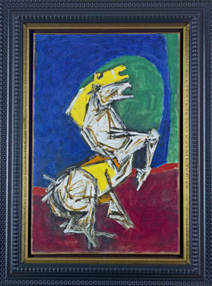 Maqbool Fida Husain, Untitled (White Horse), 1967