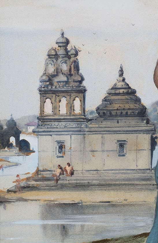 Horace Van Ruith, Untitled (Village Girl at a Reservoir), c.1880