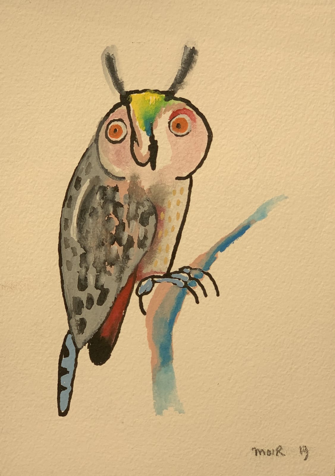 Jim Moir, Bird (Large Owl), 2019