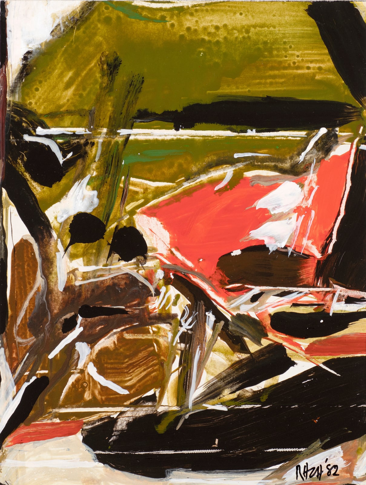 Sayed Haider Raza, Untitled, 1982