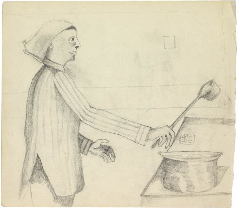 Bhupen Khakhar, Study for The Celebration of Guru Jayanti