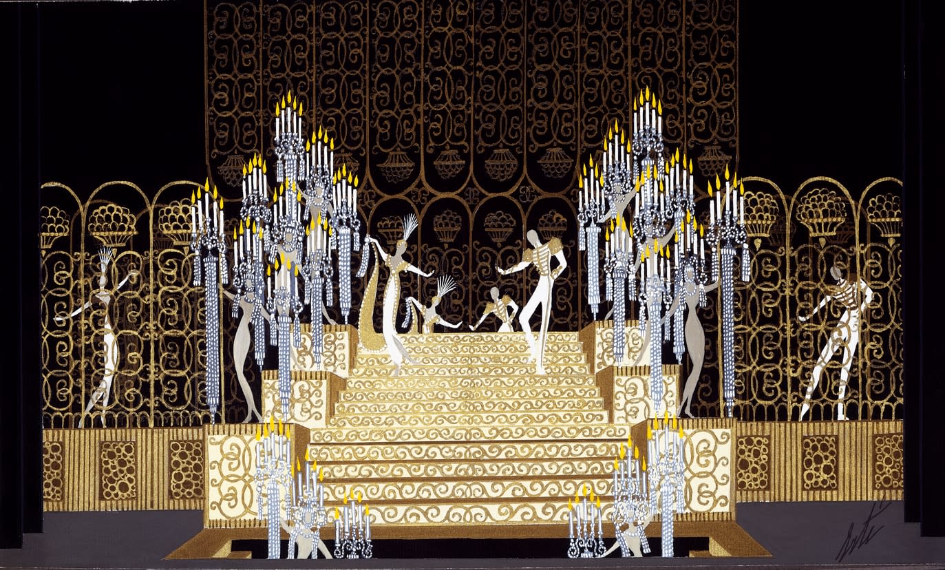Romain de Tirtoff (Erté), Stage Set, 1971