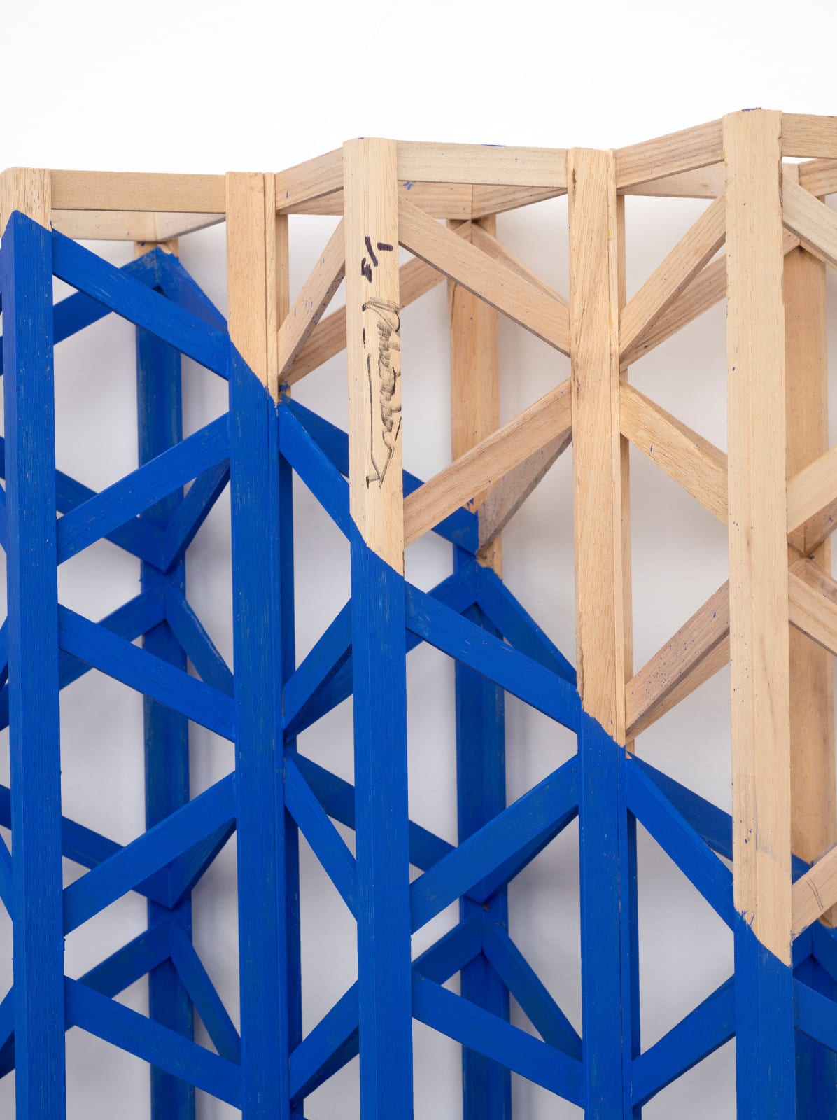 Rasheed Araeen, Blue Diamond, 2022